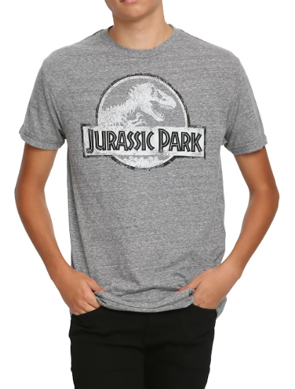 vintage jurassic park shirt